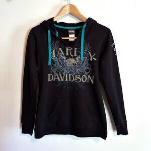 Harley Davidson Hooded Sweatshirt - Women's Medium (M)